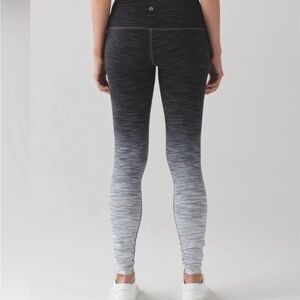 Women's Black and Gray Ombre Jeans